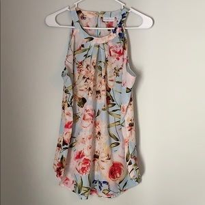 New York and Company Floral Halter Top 🌷🌼